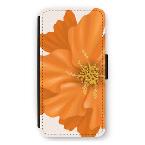 Orange Ellila flower: iPhone 11 Flip Hoesje