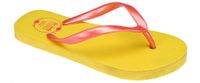 Waimea teenslippers junior print geel roze maat 34