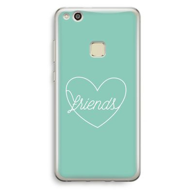 Friends heart pastel: Huawei Ascend P10 Lite Transparant Hoesje