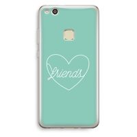 Friends heart pastel: Huawei Ascend P10 Lite Transparant Hoesje