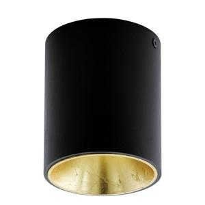 Eglo Led plafondspotPolasso Round 10cm zwart met goud - 94502