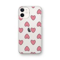 Ondersteboven verliefd: iPhone 12 mini Transparant Hoesje