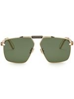 Philipp Plein lunettes de soleil Seventies SPP049M - Or