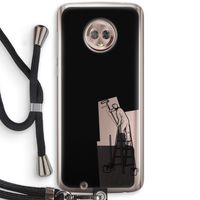 Musketon Painter: Motorola Moto G6 Transparant Hoesje met koord