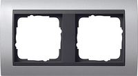 Gira Event Aluminium / Antraciet 2-voudig