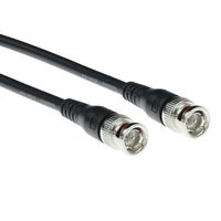 ACT Q71100 BNC RG-59 Kabel | 75 Ohm | Zwart | 1 meter - thumbnail