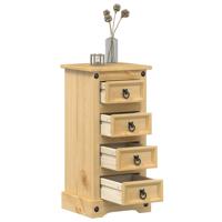 Nachtkastje Corona 35x32,5x74 cm massief grenenhout