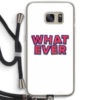 Whatever: Samsung Galaxy S7 Transparant Hoesje met koord