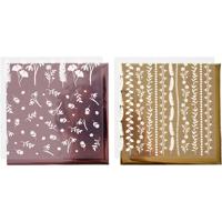 Creativ Company Deco folie en transfervel, vel 15x15 cm, 2x2 vel/ 1 doos