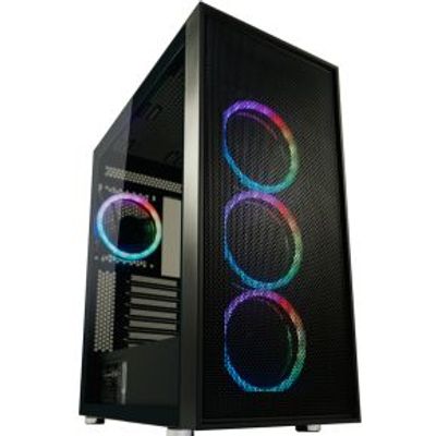 LC-Power Black_Wanderer_X Midi Tower Zwart