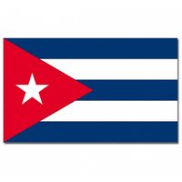 Landen thema vlag Cuba 90 x 150 cm feestversiering