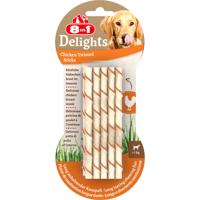 8in1 8in1 Delights Twisted Sticks Kip Snack 10st