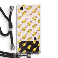 Waterijsjes: Pixel 3 Transparant Hoesje met koord