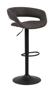 Bendt Barkruk 'Pia' (zithoogte 59-80cm), kleur Antraciet