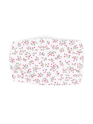 Mariella Ferrari bandeau à fleurs - Blanc
