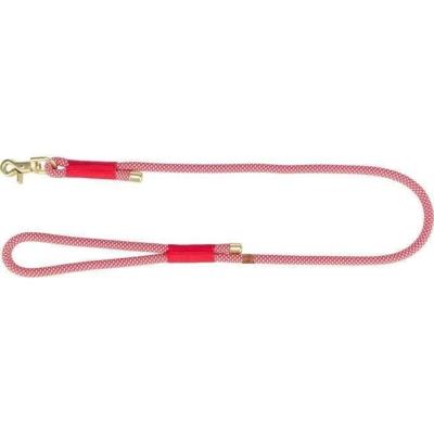 TRIXIE Soft Rope lijn - S-XL: 1m - ø 10 mm - Rood en crème