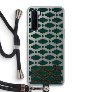 Moroccan tiles: OnePlus Nord Transparant Hoesje met koord