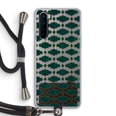 Moroccan tiles: OnePlus Nord Transparant Hoesje met koord
