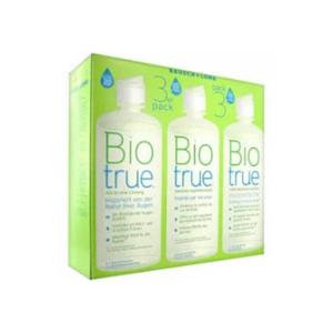 Biotrue Multi Purpose Sol 3x300ml+3 Lenshouders