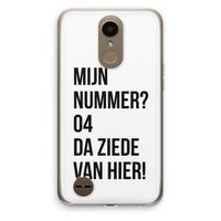 Da ziede van hier: LG K10 (2017) Transparant Hoesje