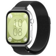 Milanese bandje - Zwart - Huawei Watch Fit 3 / Fit 4