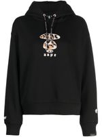 AAPE BY *A BATHING APE® sweat à logo brodé - Noir