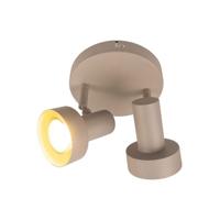 Freelight Spot Lunata 2 lichts Ø 15 cm beige