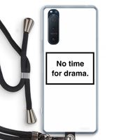 No drama: Sony Xperia 5 II Transparant Hoesje met koord