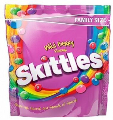 Skittles Skittles - Wild Berry Pouch 152 Gram