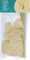 Tie-wraps, tyraps, tie rips of kabelbinders bamboe Tie-wraps, tyraps, tie rips of kabelbinders bamboe