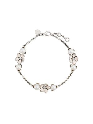 Shaun Leane bracelet Cherry Blossom orné de perles et diamants - Argent