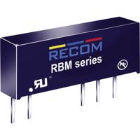 RECOM RBM-0505D DC/DC-converter, print 5 V/DC 5 V/DC, -5 V/DC 100 mA 1 W Aantal uitgangen: 2 x Inhoud 1 stuk(s)