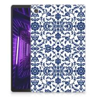 Lenovo Tab M10 Plus | Siliconen hoesje | Flower Blue