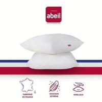ABEIL Set van 2 zachte kussens - 60 x 60 cm - Wit