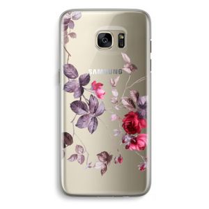 Mooie bloemen: Samsung Galaxy S7 Edge Transparant Hoesje