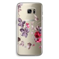 Mooie bloemen: Samsung Galaxy S7 Edge Transparant Hoesje