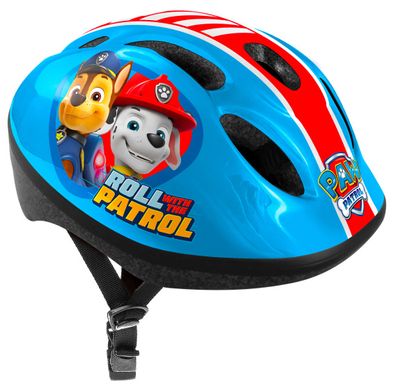Nickelodeon Paw patrol fietshelm verstelbaar blauw/rood maat 50-56 cm (s)