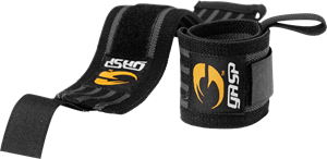 GASP Hardcore Wrist Wraps Black/Grey