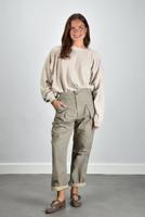 Marant Etoile broek Ceryne PA0673FA-D1C02E beige/khaki