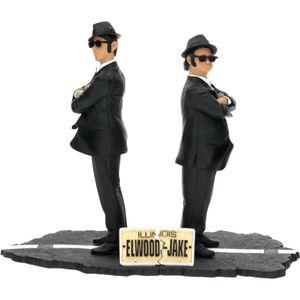 The Blues Brothers: Jake and Elwood 17 cm - 2 Figures Set Statieven en statief accessoires