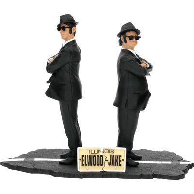 The Blues Brothers: Jake and Elwood 17 cm - 2 Figures Set Statieven en statief accessoires
