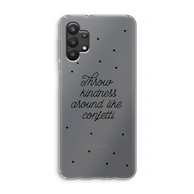 Confetti: Samsung Galaxy A32 5G Transparant Hoesje