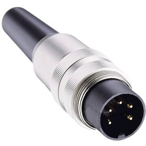 Lumberg SV 70 DIN-connector Stekker, recht Aantal polen: 7 Zilver 1 stuk(s)