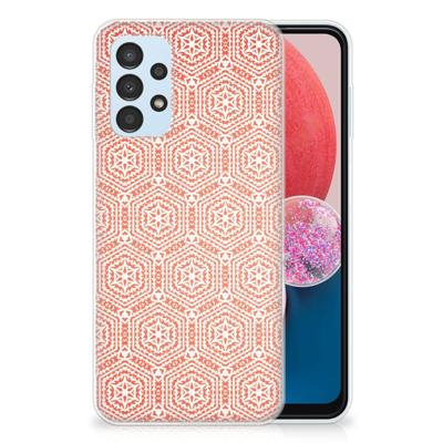 Samsung Galaxy A13 4G | TPU bumper | Pattern Orange