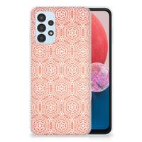 Samsung Galaxy A13 4G | TPU bumper | Pattern Orange
