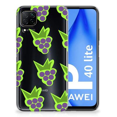 Huawei P40 Lite | Siliconen Case | Druiven