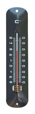 Nature muurthermometer metaal antraciet