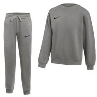 Nike Park 26 Fleece Crew Joggingpak Kids Grijs Zwart
