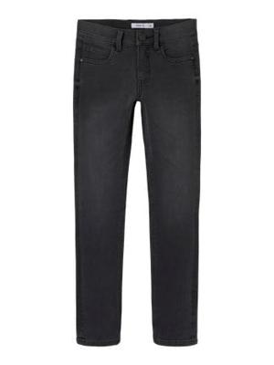 Name it winter jeansbroek jongens - grijs - slim fit - NkmSilas