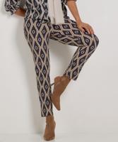slim fit broek met print slim fit broek met print